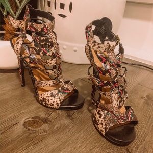 Steve Madden Snakeskin Heels